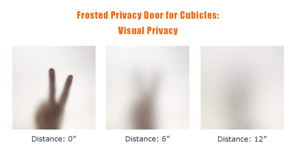 Cubicle Sliding Door on Wheels - Visual Privacy