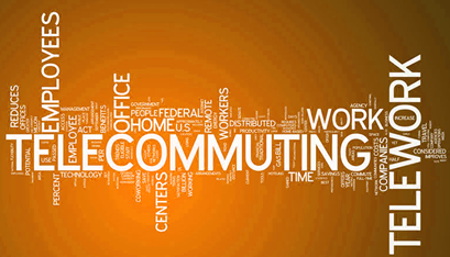 Telecommuting graphic