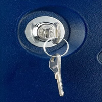 employee lockers with keyed cam lock