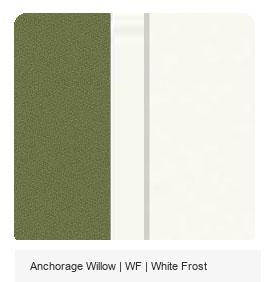 Office Color Palette: Anchorage Willow | WF | White Frost
