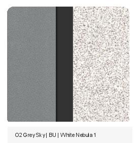 Office Color Palette: Grey Sky | BU | White Nebula