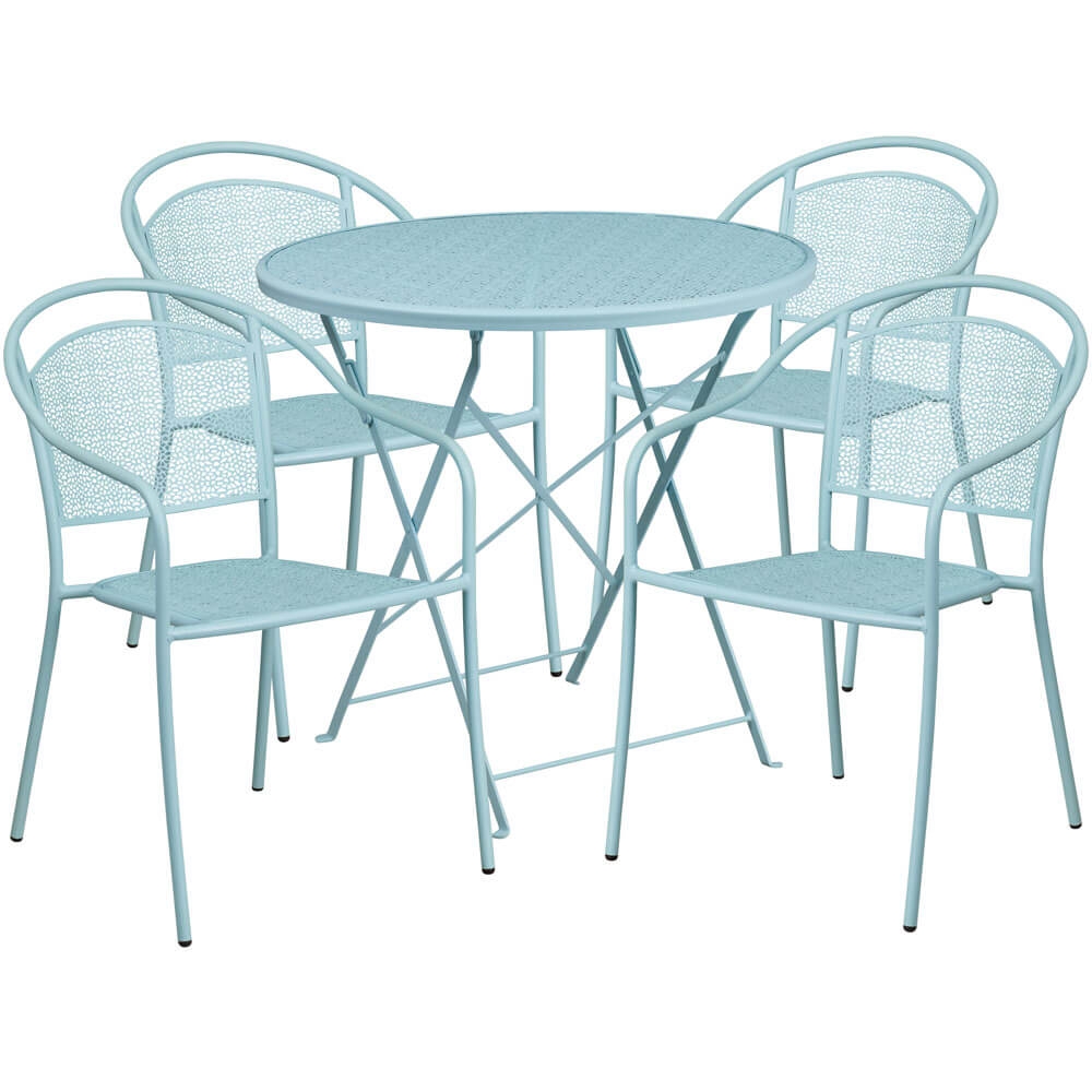 Bistro table set CUB CO 30RDF 03CHR4 SKY GG FLA