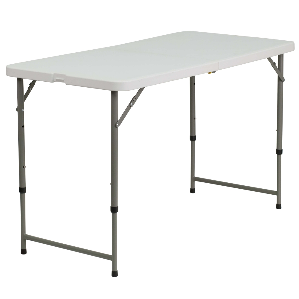 Folding table and chirs adjustable folding table