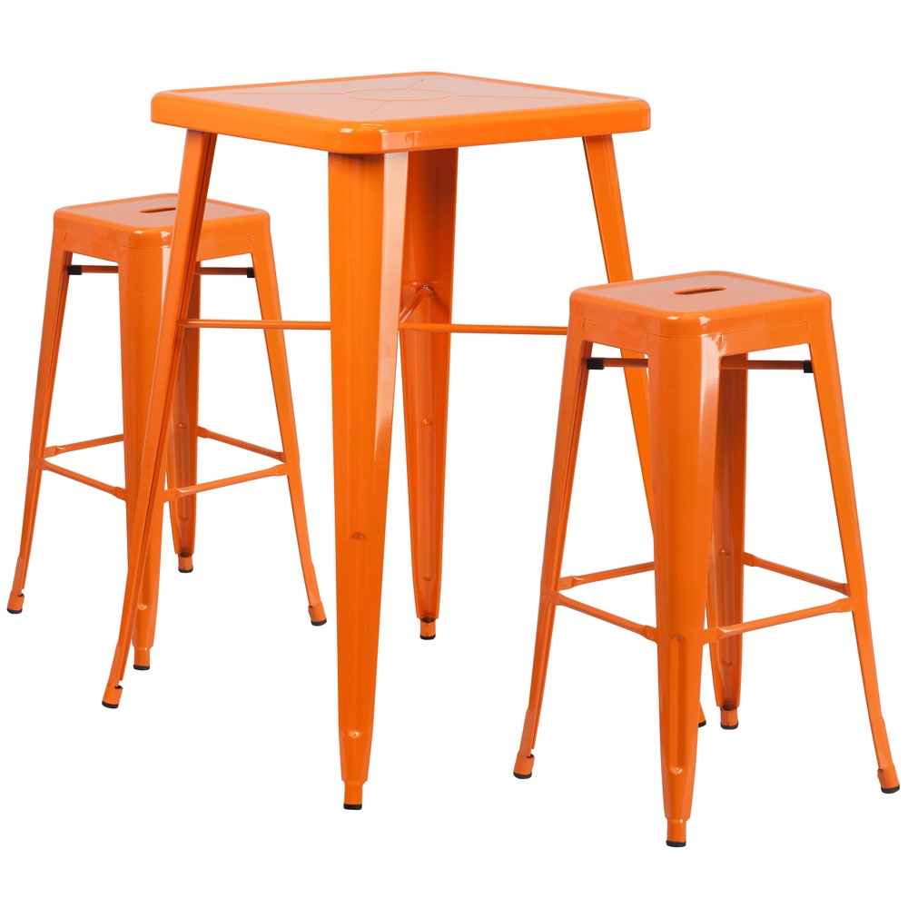 High top table set CUB CH 31330B 2 30SQ OR GG FLA