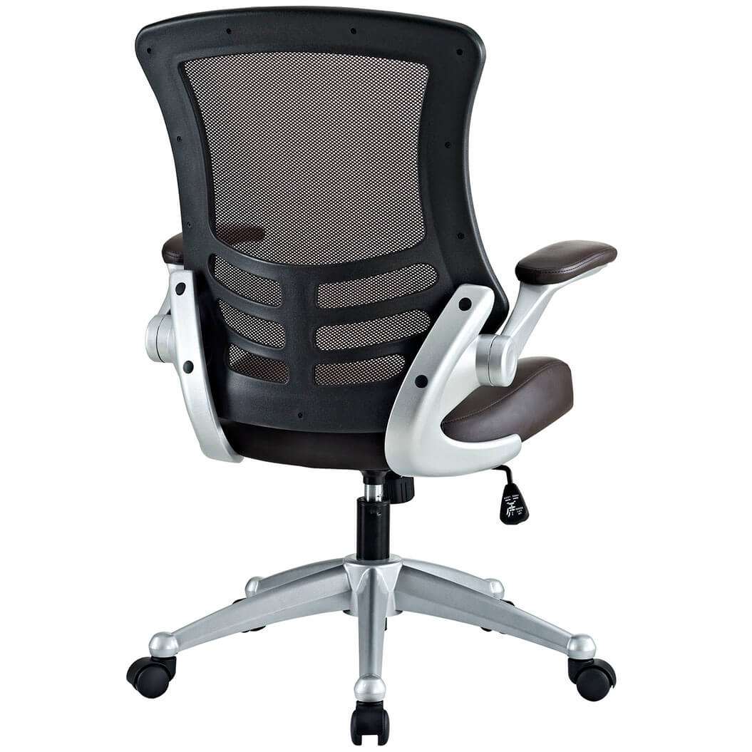 Mesh desk chairs rear view