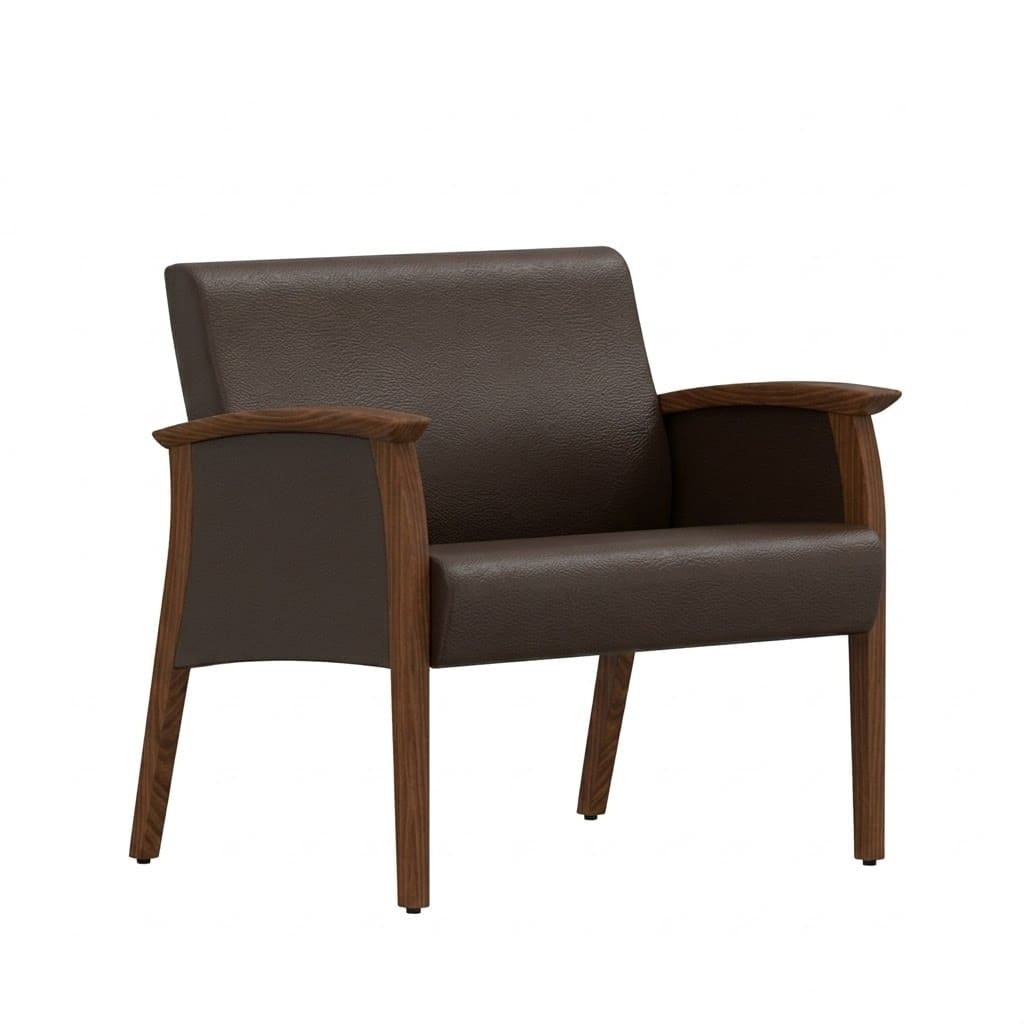 Bariatric seat low espresso