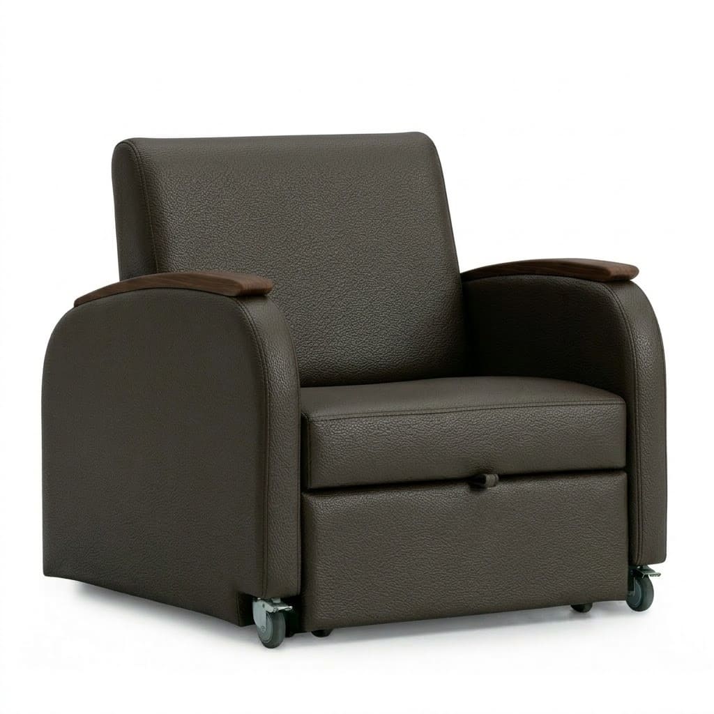 Sleeper chair espresso 3