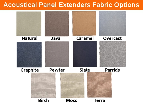 Acoustical fabric color options 24H