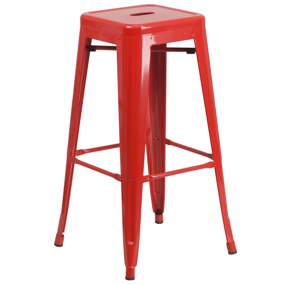 Cafe chairs CUB CH 31320 30 RED GG FLA