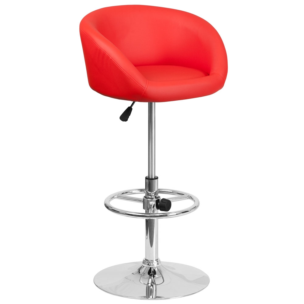 Cafe chairs CUB CH TC3 1066L RED GG FLA
