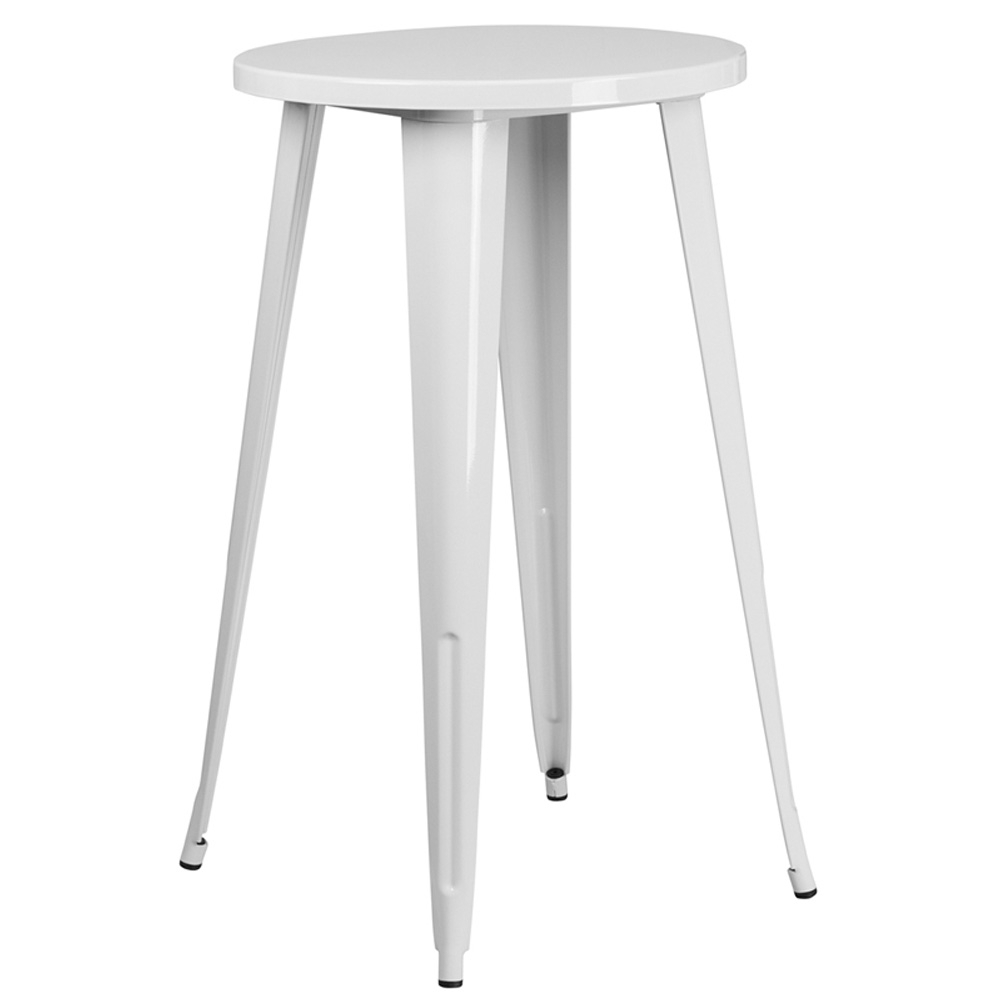 Cafe table CUB CH 51080 40 WH GG FLA