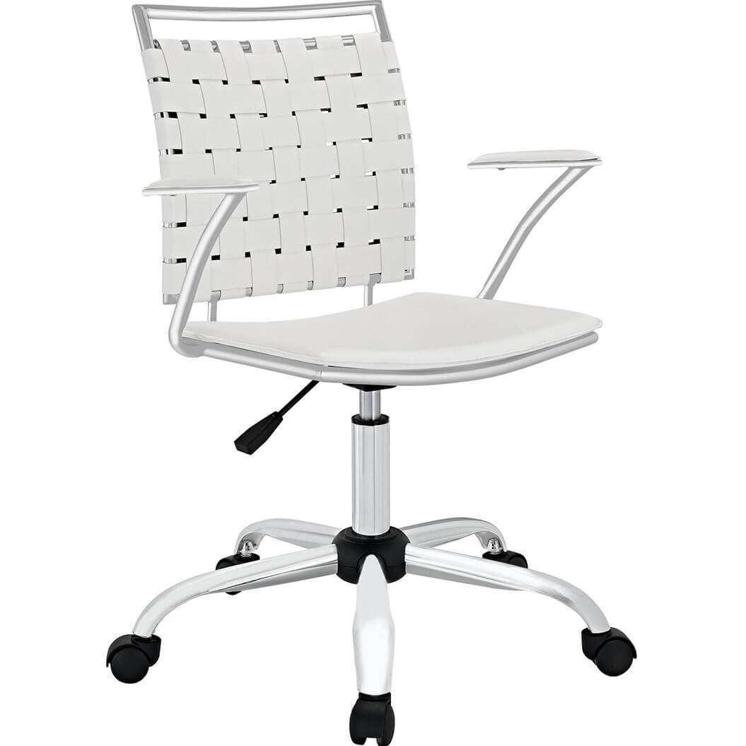 Colorful office chairs CUB EEI 1109 WHI MOD