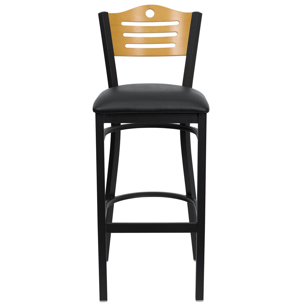 Commerical bar furniture stool front view