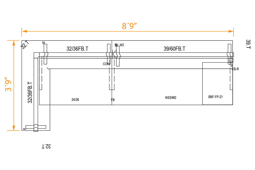 Cubicle reception desks 2d dimensions desk 1000x667 14