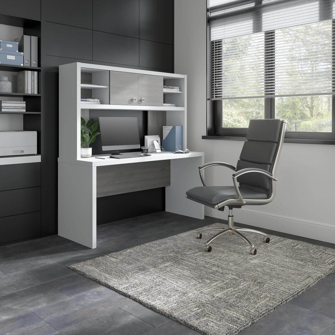 Clarity affordable modern desk 60w x 24d lifestyle
