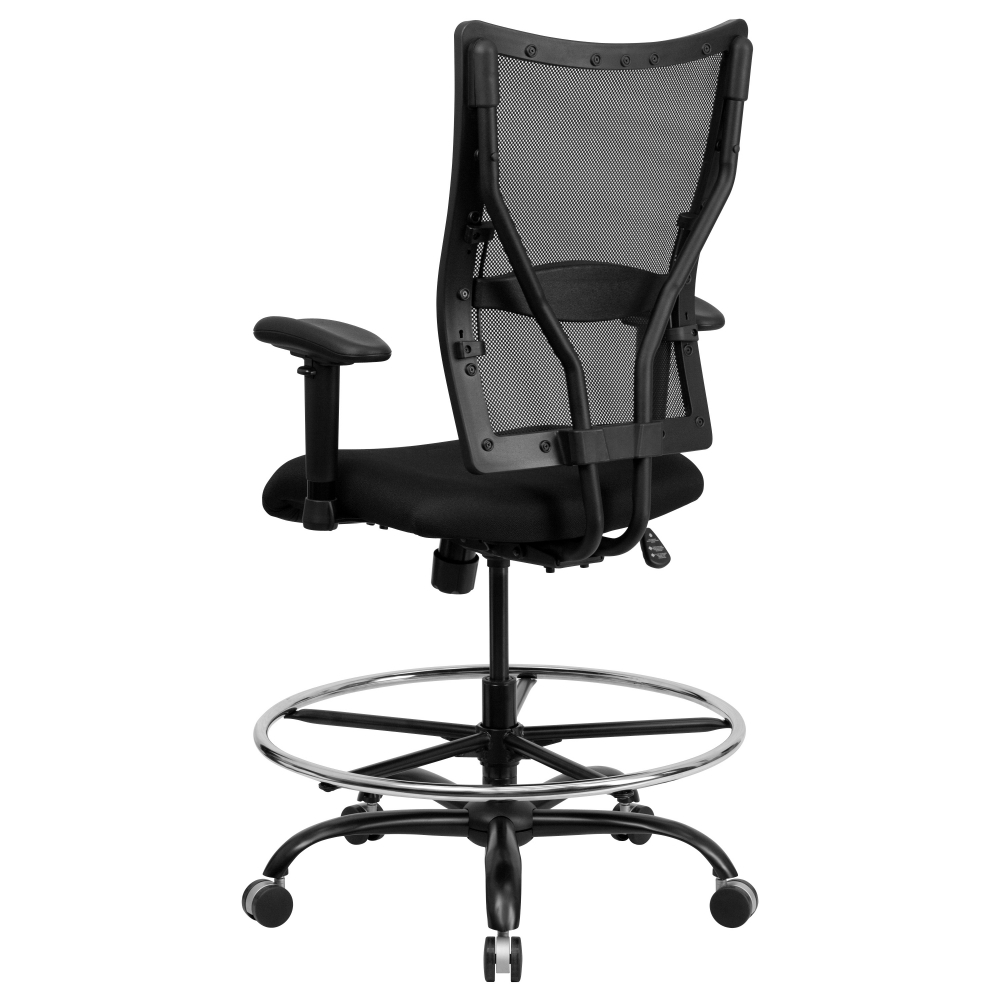 Extra tall office chair rear view