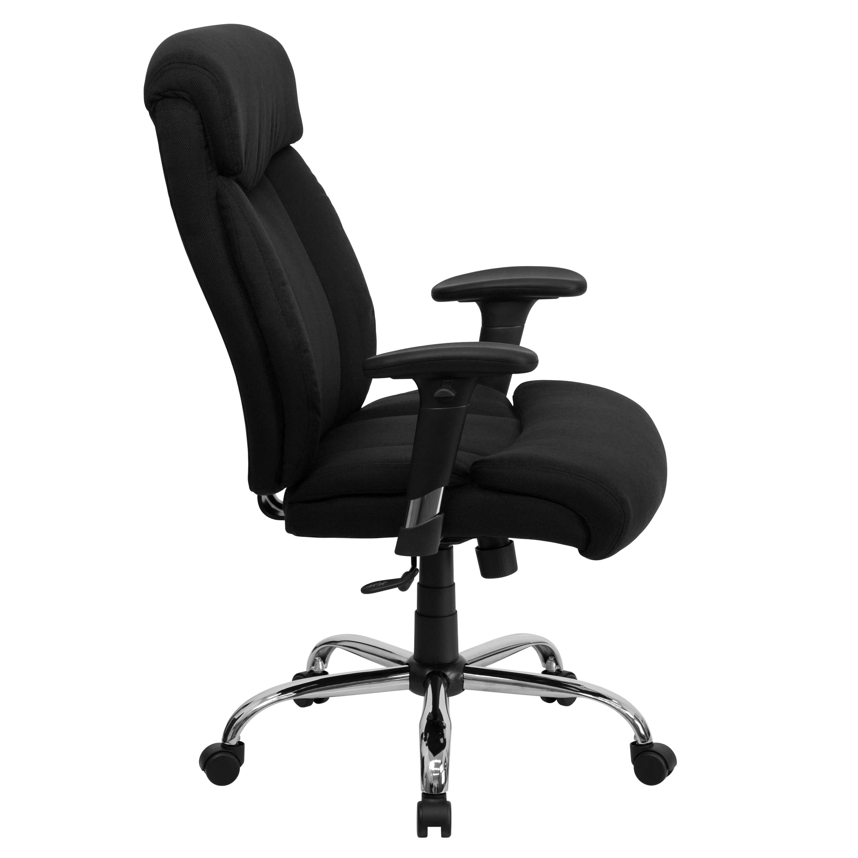 Heavy duty ergonomic office chairs side view