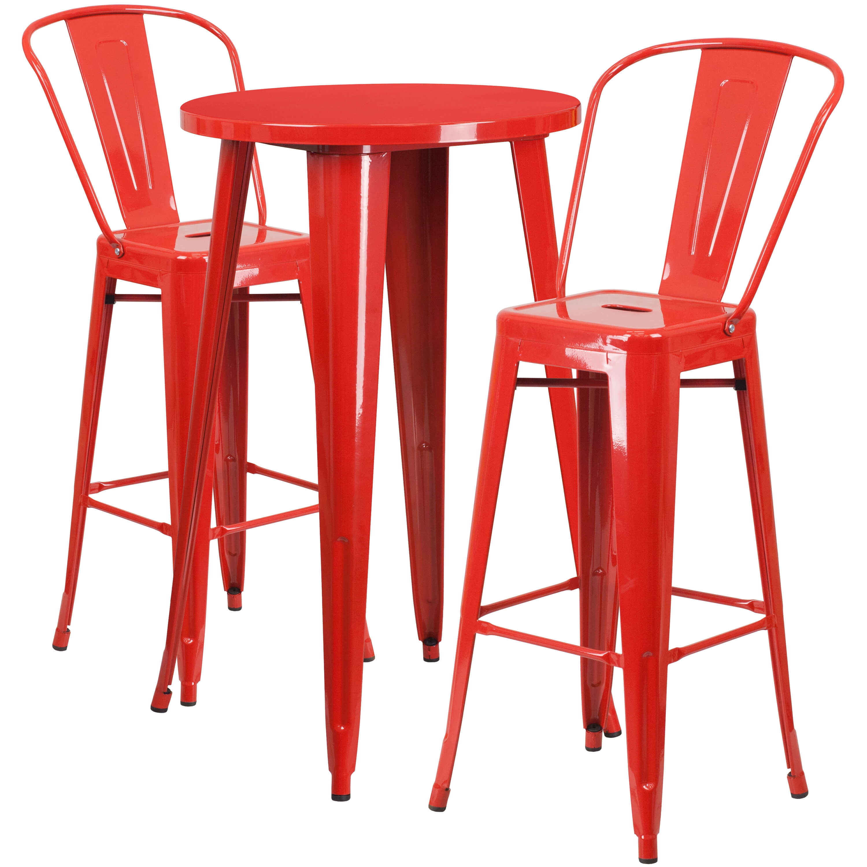 High top table set CUB CH 51080BH 2 30CAFE RED GG FLA
