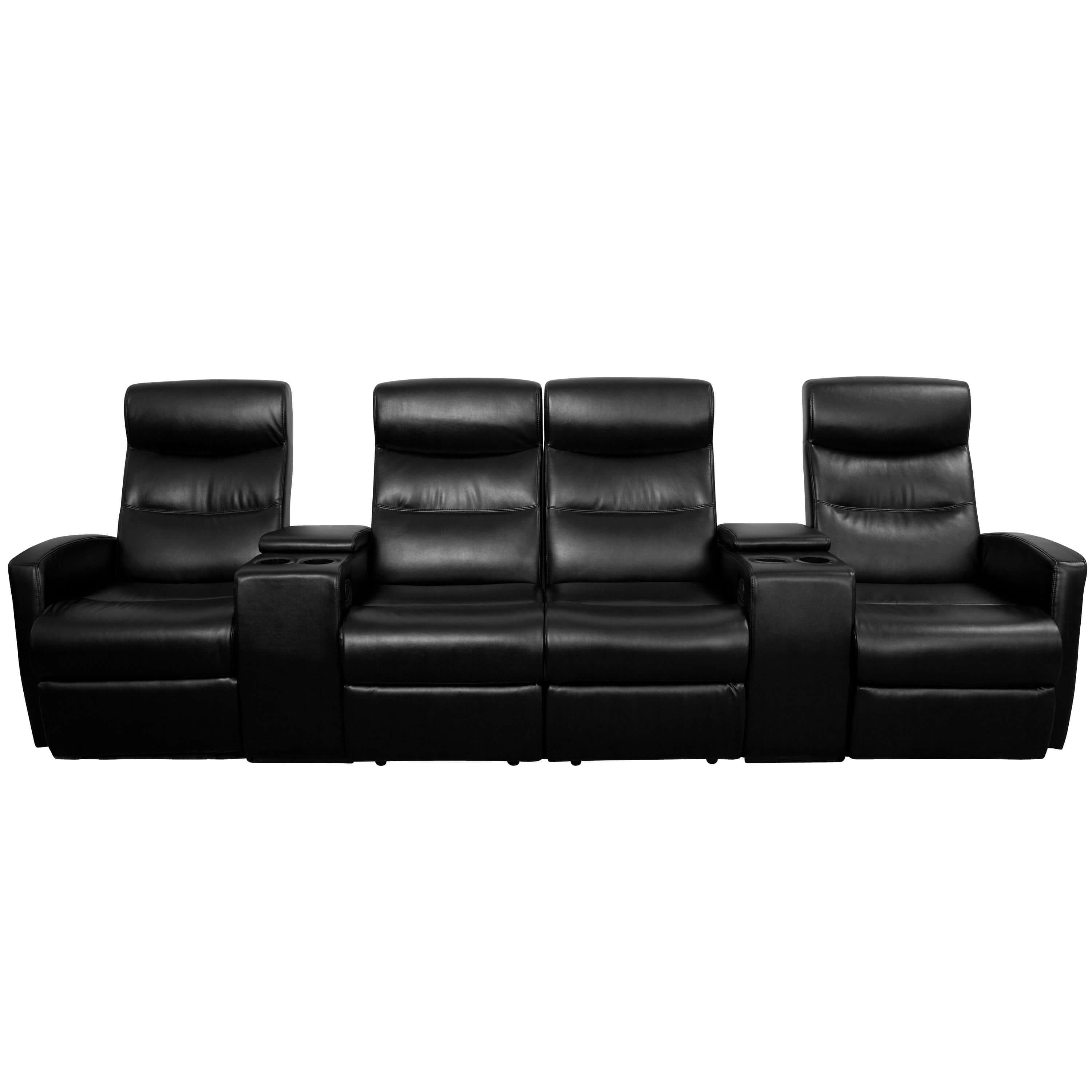 Home theatre seating 4 seater recliner sofa