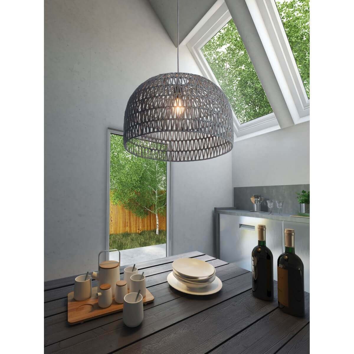 Modern kitchen lighting environmental view