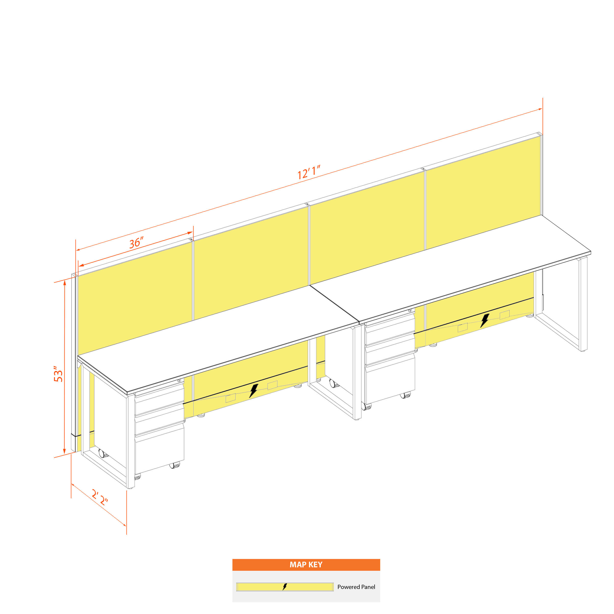 Office benching systems 62