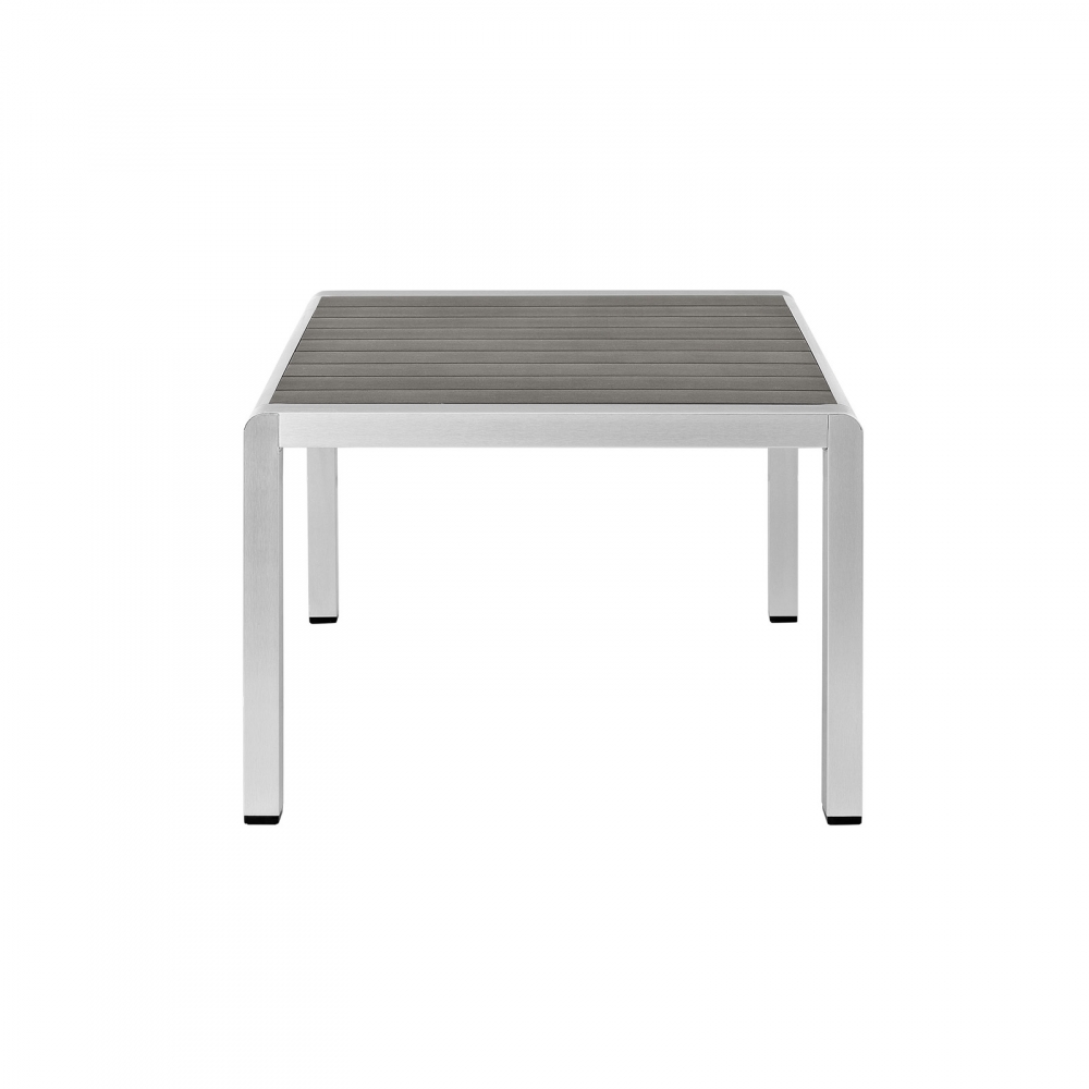 Outdoor furniture table side view