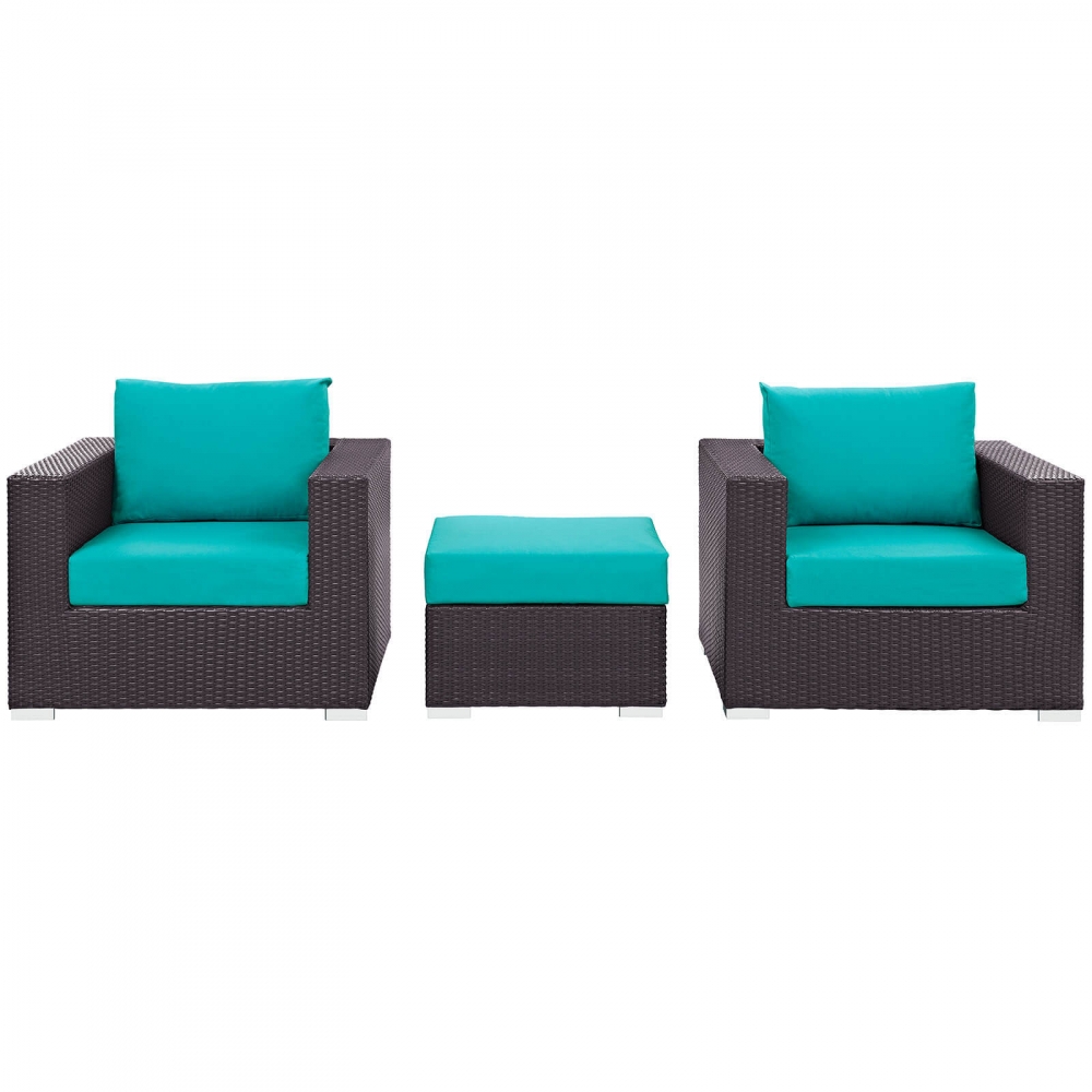 Outdoor lounge furniture CUB EEI 2174 EXP TRQ SET MOD
