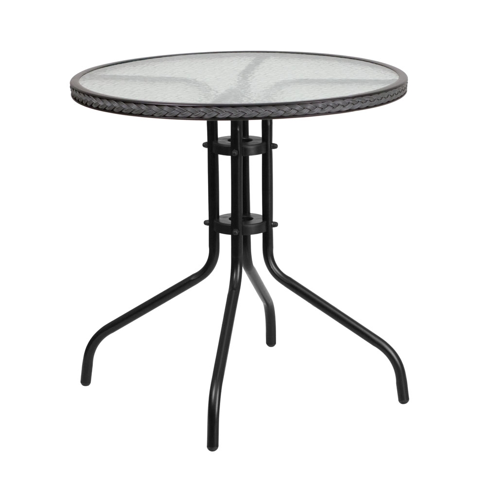 Outdoor patio table CUB TLH 087 GY GG FLA