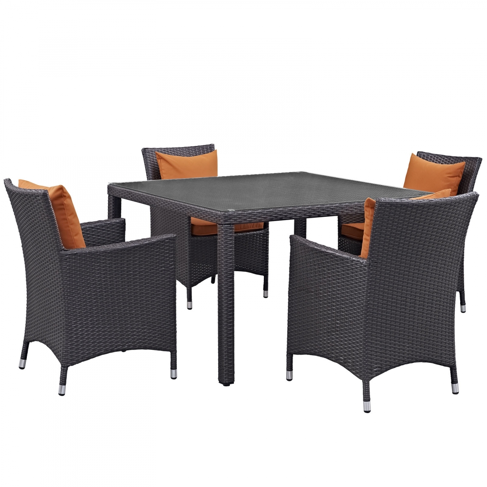 Outdoor table and chairs CUB EEI 2191 EXP ORA SET MOD