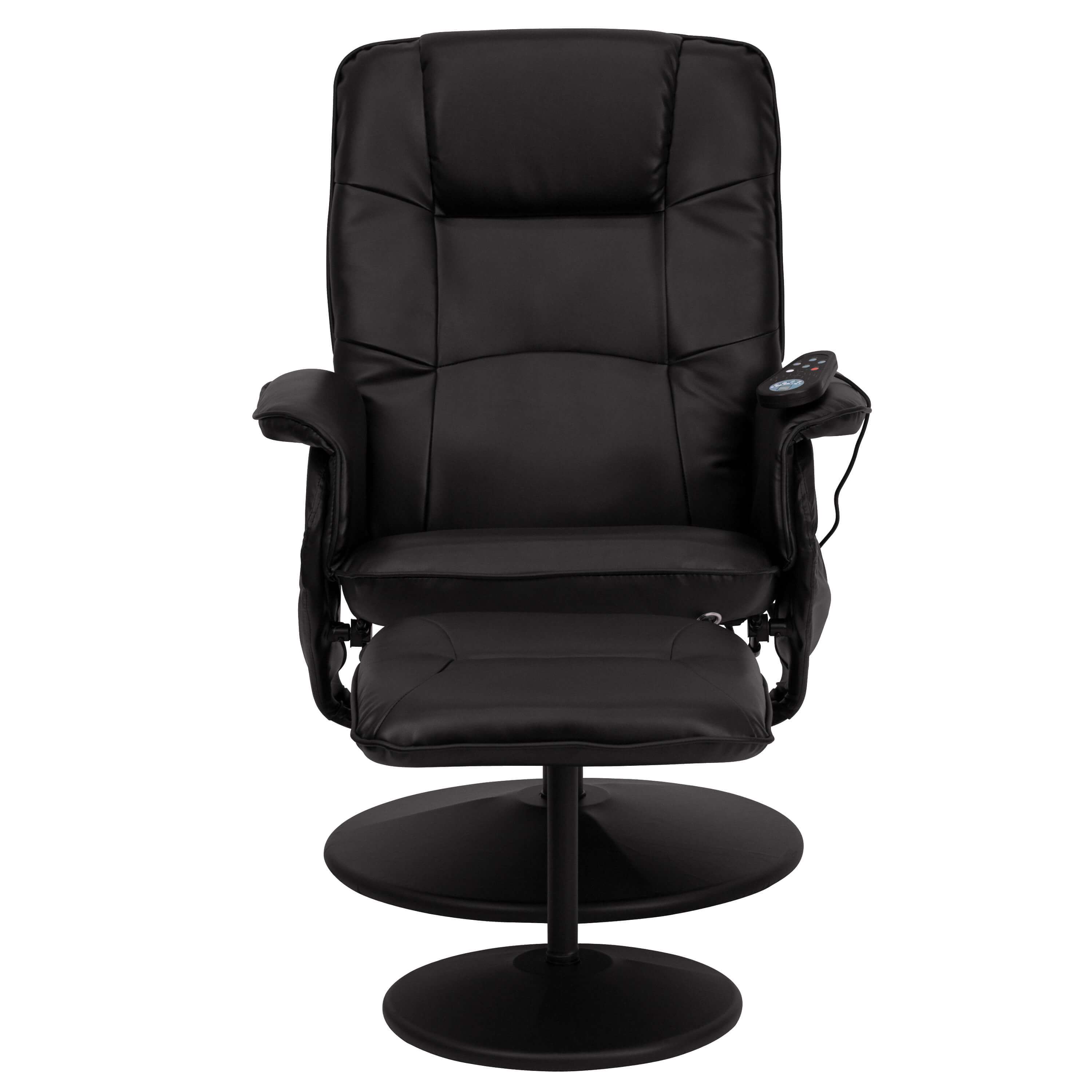 Recliner chair with massage front view