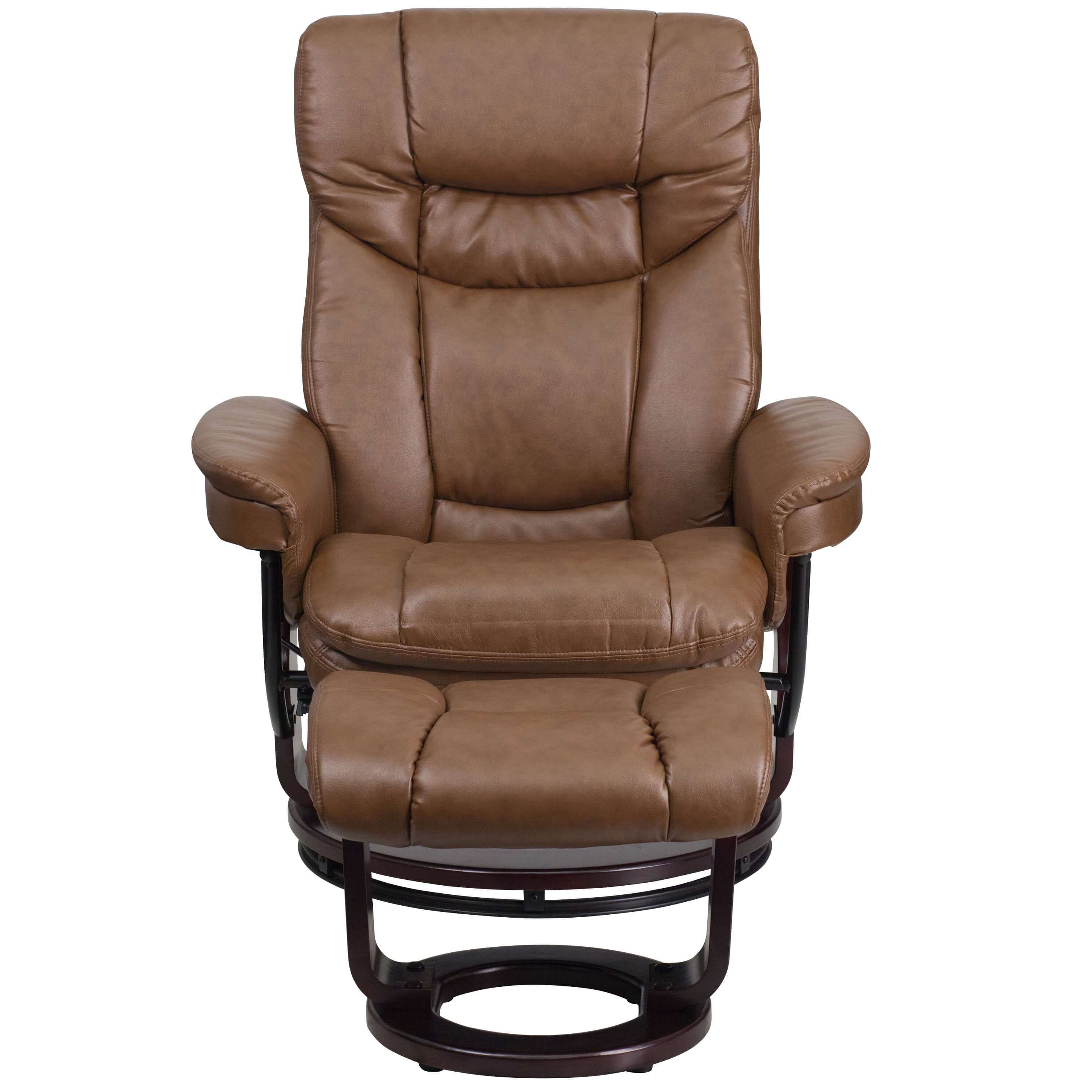 Reclining armchair front view