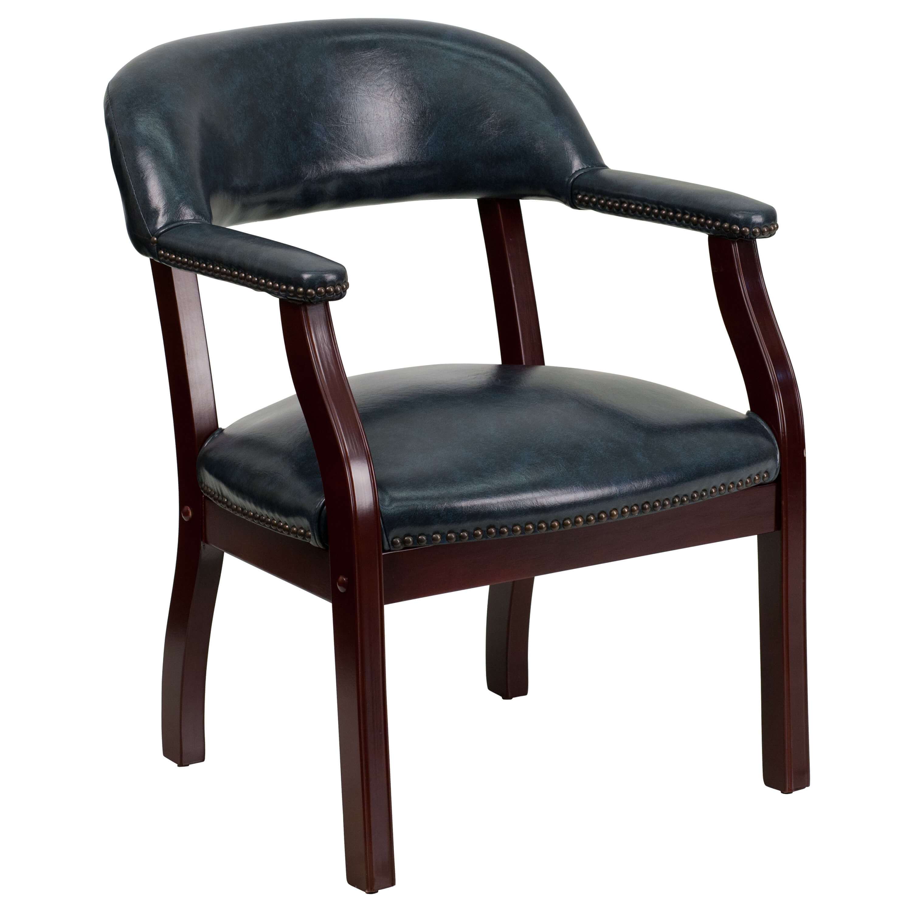 Side chairs with arms CUB B Z105 NAVY GG FLA