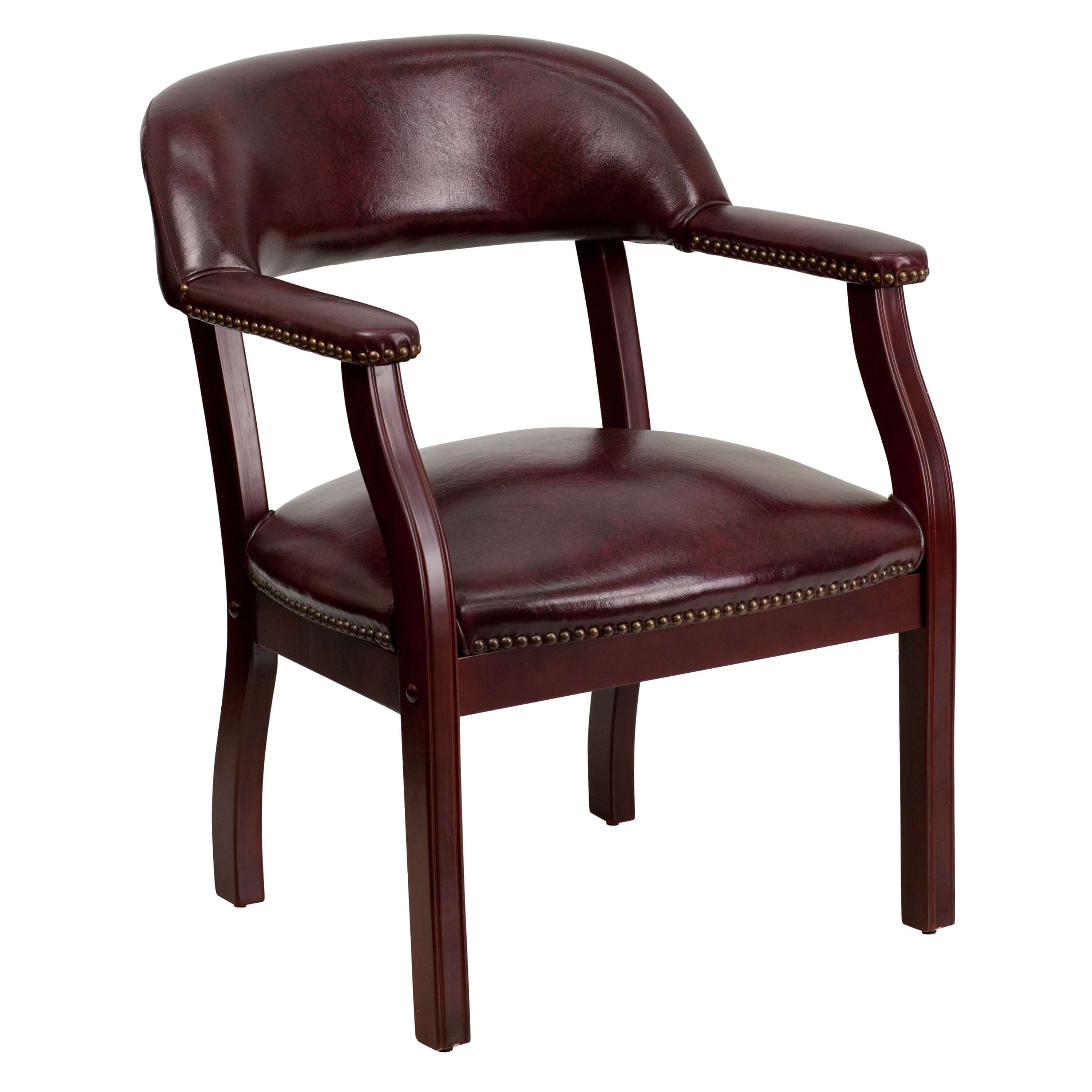 Side chairs with arms CUB B Z105 OXBLOOD GG FLA