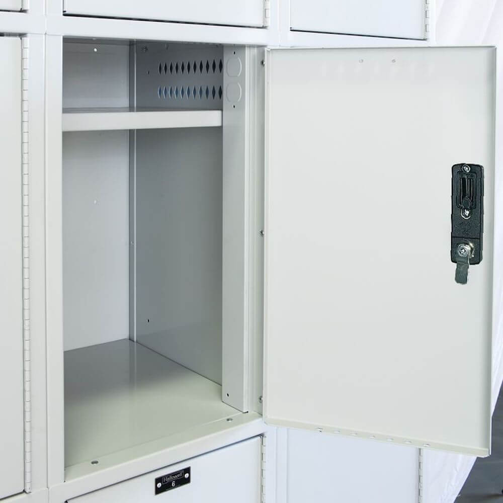 Employee lockers metal lockers laptop locker 3W 3T inside ventils view