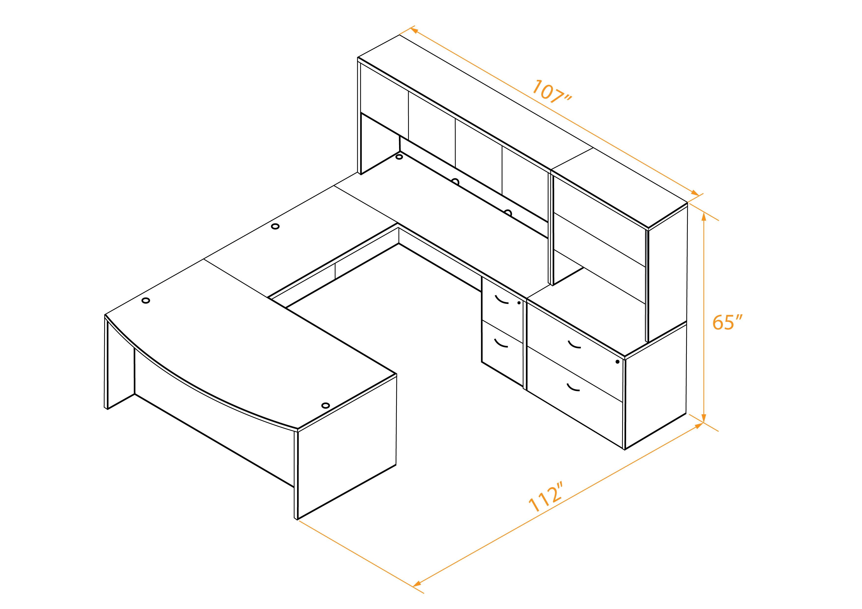 U shaped desk u shaped desk with hutch modern u shaped with hutch dimensions 1 2 3