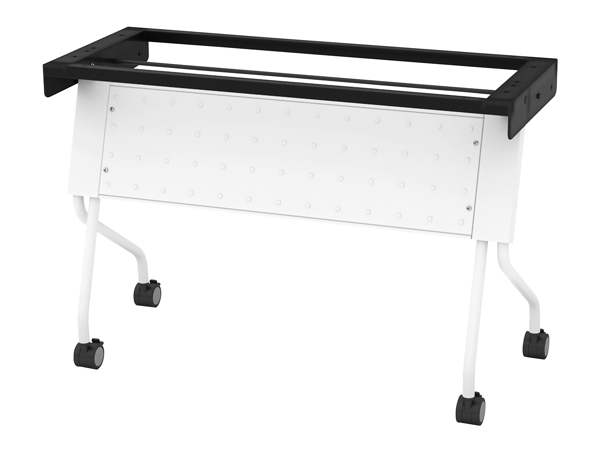 Training table base with modesty 4x2 white Training table base with modesty 4x2 white