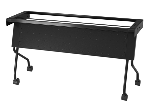 Training table base with modesty 5x2 black Training table base with modesty 5x2 black