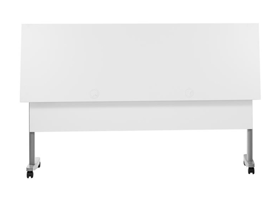 Training table with t leg 6x2 white gray 8