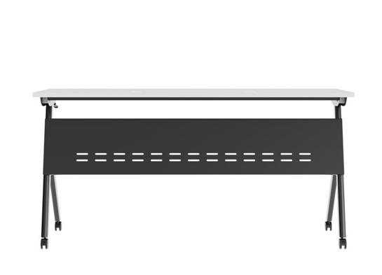 Training table with x leg 5x2 black 14