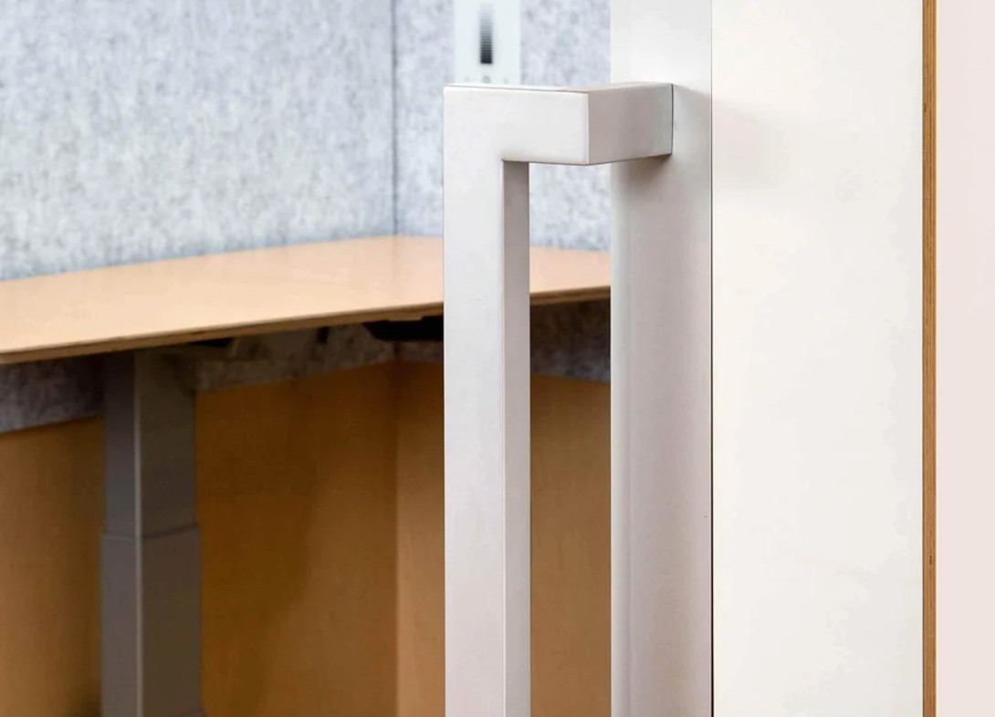 Zen single person office phone booth door Zen single person office phone booth door