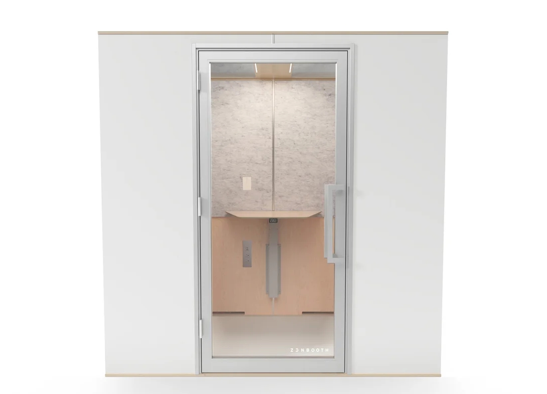 Zen two person office phone booth white Zen two person office phone booth white